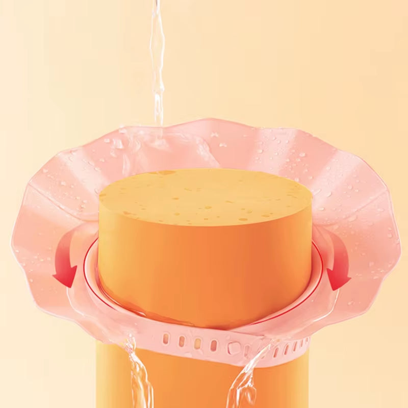 Free Sample Soft Baby Shower Cap Shampoo Shower Hat Adjustable Bath Head Cap for Kids